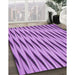 Machine Washable Transitional Violet Purple Rug in a Family Room, wshpat516pur