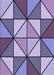 Machine Washable Transitional Bright Lilac Purple Rug, wshpat517blu