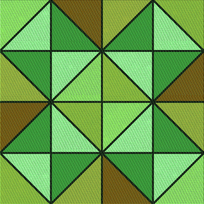 Round Machine Washable Transitional Green Rug, wshpat517grn