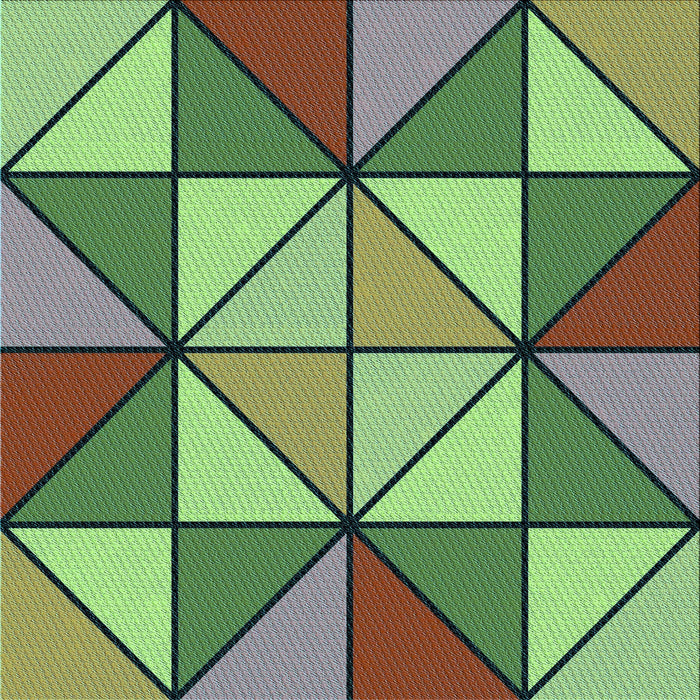 Round Machine Washable Transitional Green Rug, wshpat517lblu