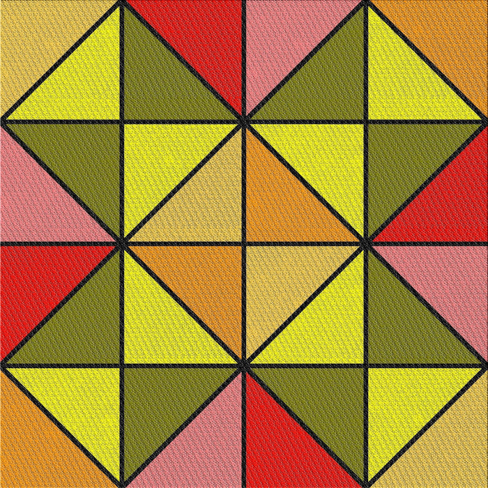 Sideview of Machine Washable Transitional Brown Red Rug, wshpat517