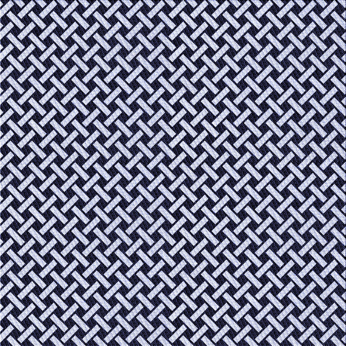 Round Patterned Night Blue Rug, pat518blu