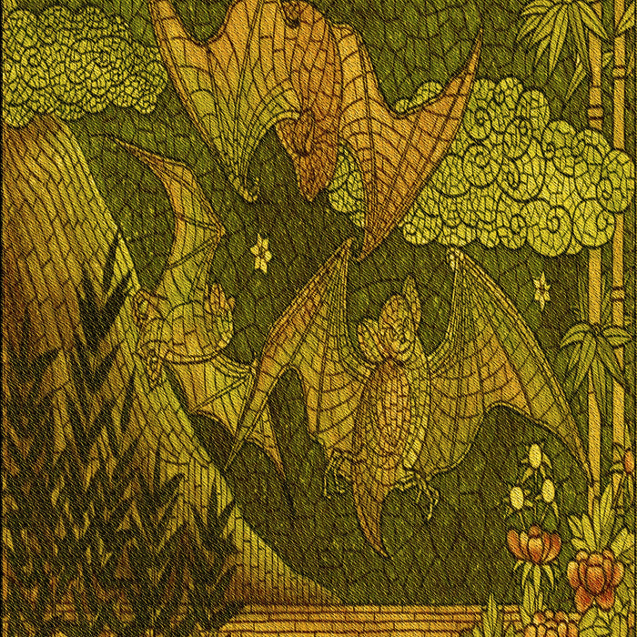 Patterned Bakers Brown Rug, pat519yw