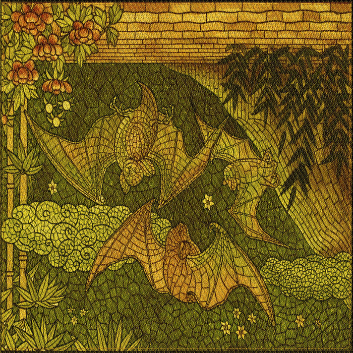 Round Patterned Bakers Brown Rug, pat519yw