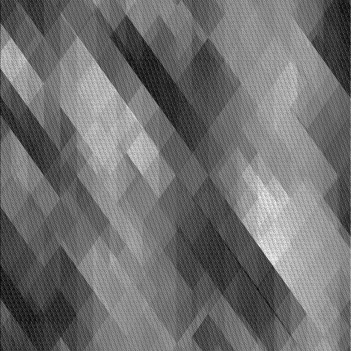 Patterned Black Rug, pat52gry