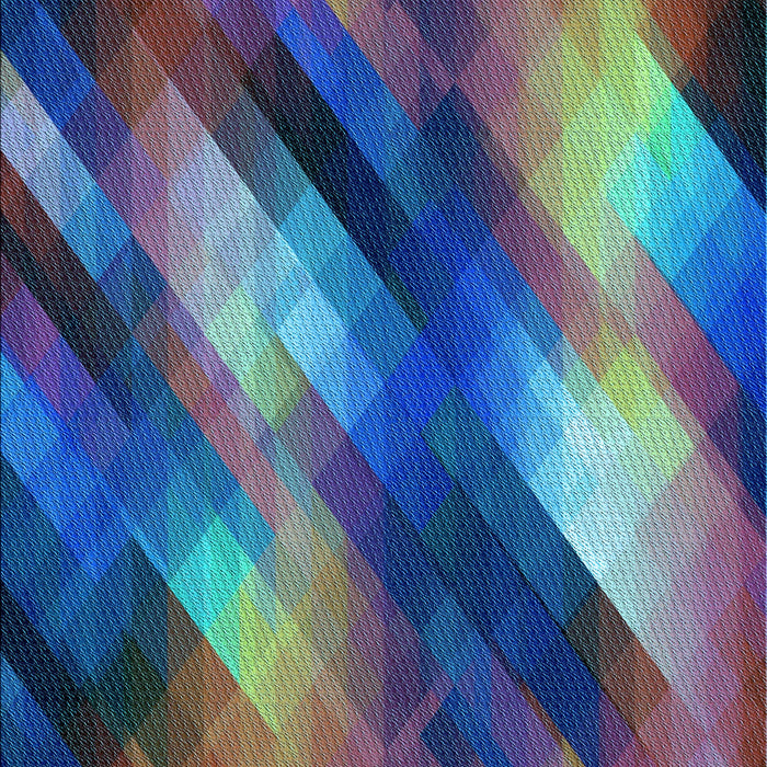 Square Patterned Cadet Blue Green Rug in a Living Room, pat52lblu