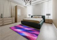 Patterned Jasmine Purple Rug, pat52pur