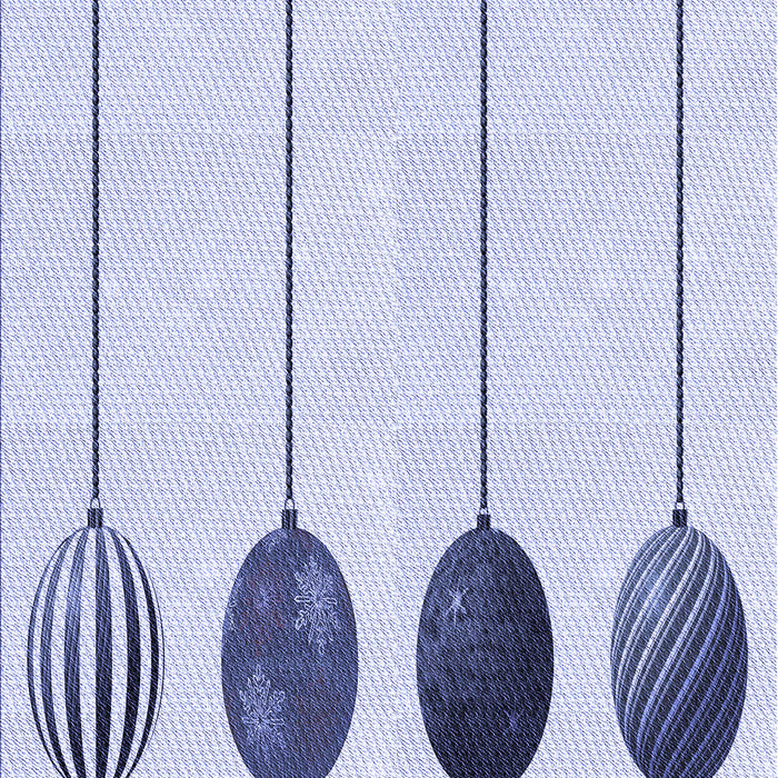 Machine Washable Transitional Lavender Blue Rug, wshpat520blu