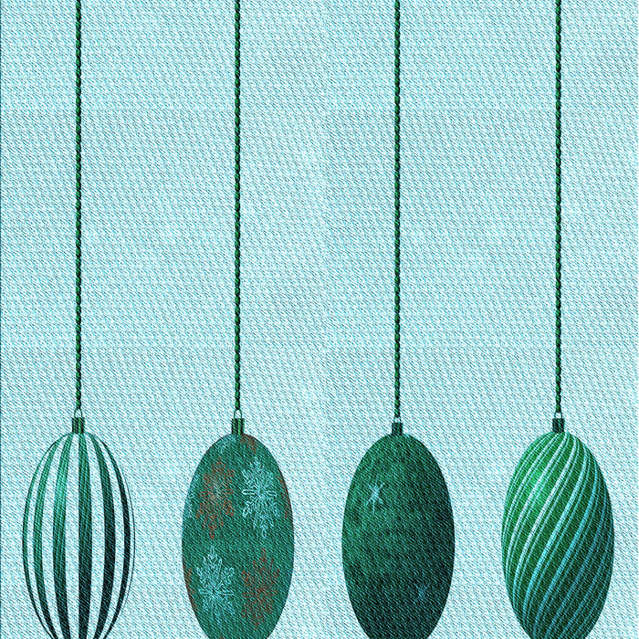 Machine Washable Transitional Electric Blue Rug, wshpat520lblu