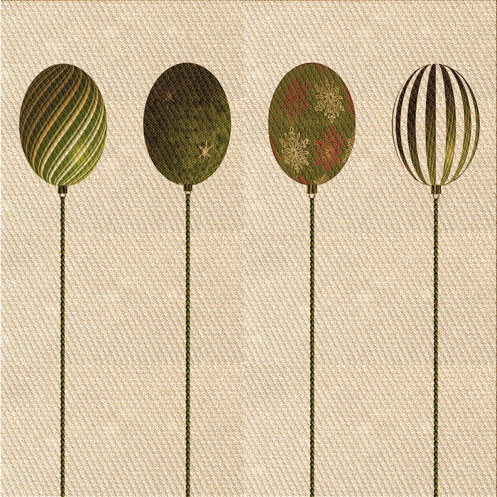 Round Patterned Bronze Brown Rug, pat520org