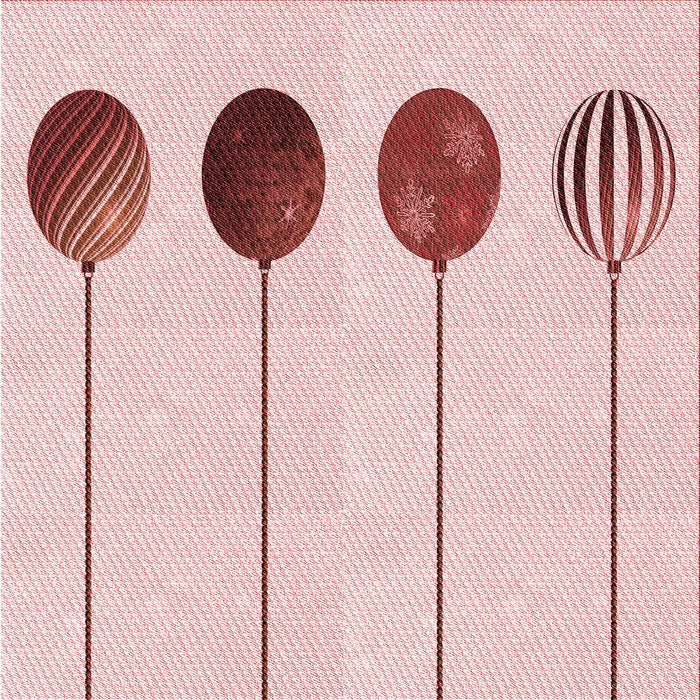 Round Patterned Pink Rug, pat520rd