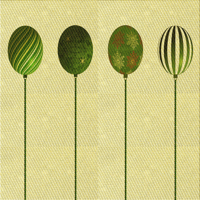 Round Patterned Sun Yellow Rug, pat520yw