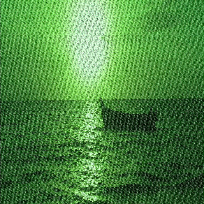 Machine Washable Transitional Dark Green Rug, wshpat521grn