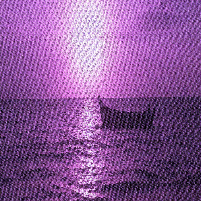 Patterned Dark Magenta Purple Rug, pat521pur