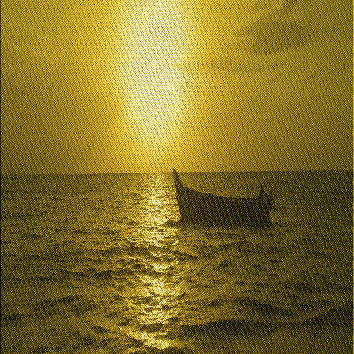 Machine Washable Transitional Yellow Rug, wshpat521yw