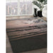 Machine Washable Transitional Charcoal Black Rug in a Family Room, wshpat522