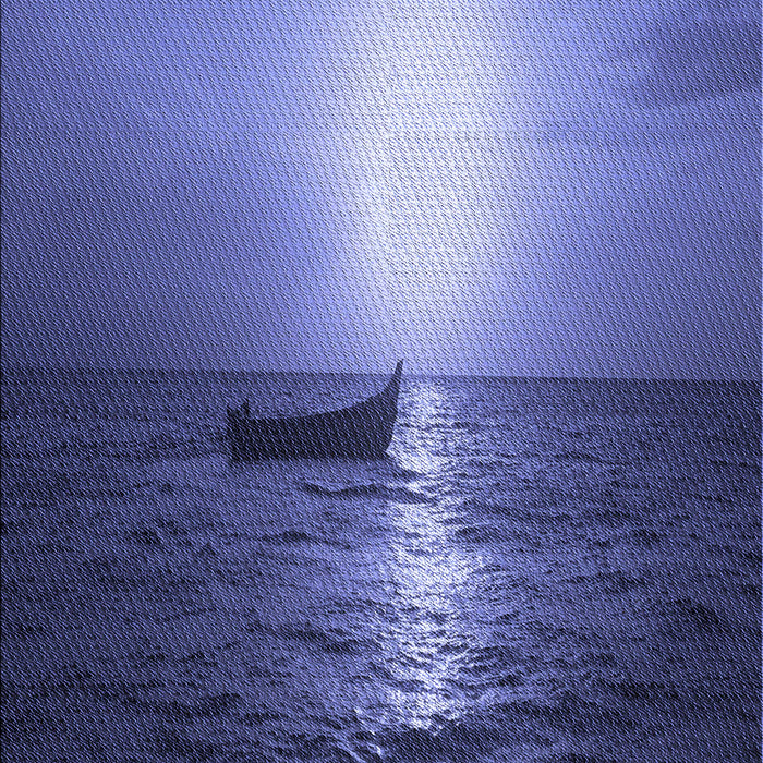 Machine Washable Transitional Sky Blue Rug, wshpat523blu