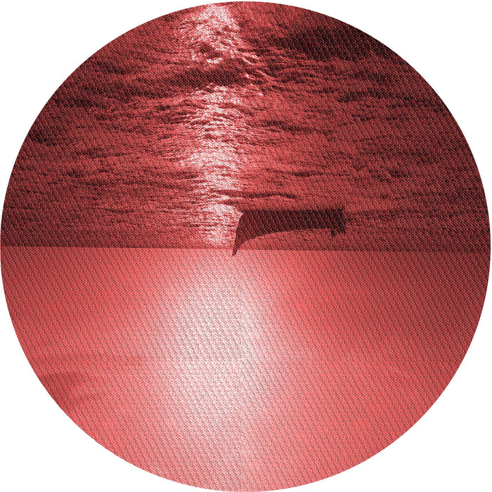 Square Patterned Red Rug, pat523rd