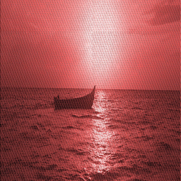 Patterned Red Rug, pat523rd