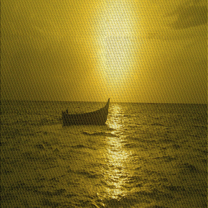 Machine Washable Transitional Orange Gold Rug, wshpat523yw