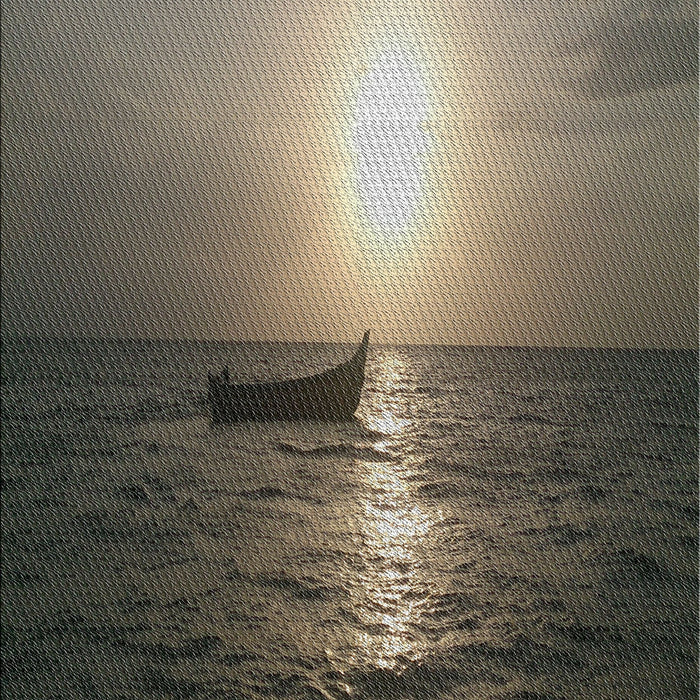 Machine Washable Transitional Mocha Brown Rug, wshpat523