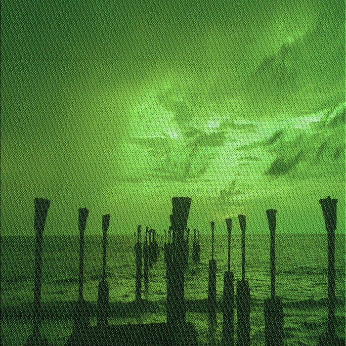 Machine Washable Transitional Deep Emerald Green Rug, wshpat524grn