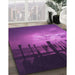 Machine Washable Transitional Purple Rug in a Family Room, wshpat524pur