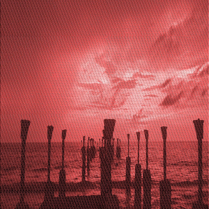 Patterned Red Rug, pat524rd