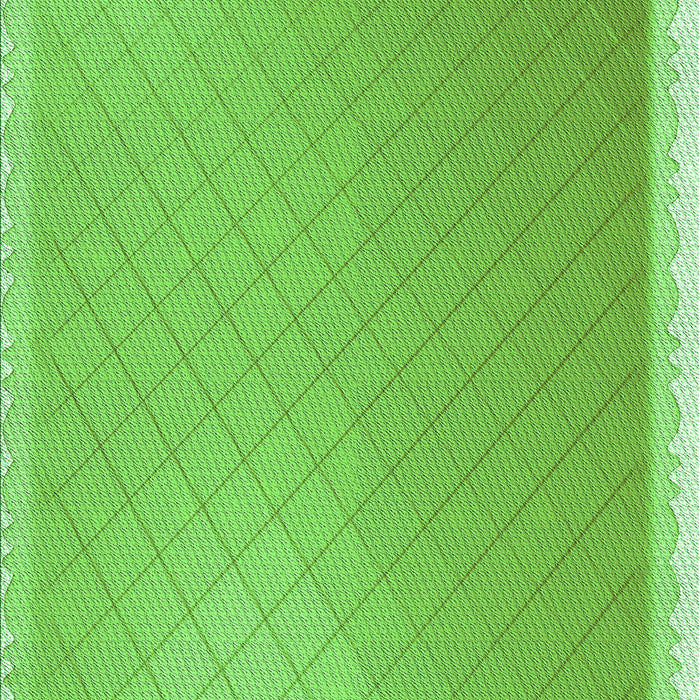 Machine Washable Transitional Emerald Green Rug, wshpat525grn