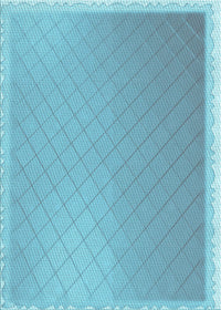 Machine Washable Transitional Blue Ivy Blue Rug, wshpat525lblu