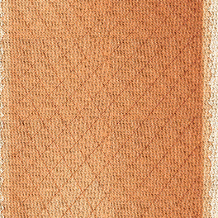 Patterned Neon Orange Rug, pat525org