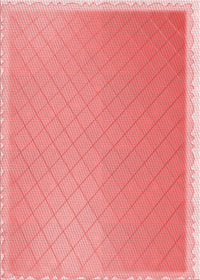 Machine Washable Transitional Light Coral Pink Rug, wshpat525rd