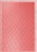 Machine Washable Transitional Light Coral Pink Rug, wshpat525rd