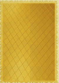 Machine Washable Transitional Bright Gold Yellow Rug, wshpat525yw