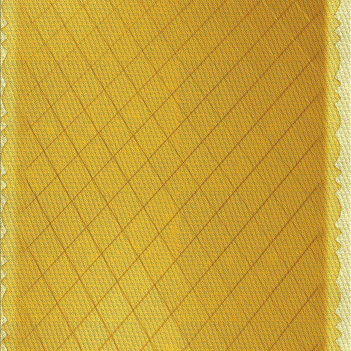 Machine Washable Transitional Bright Gold Yellow Rug, wshpat525yw