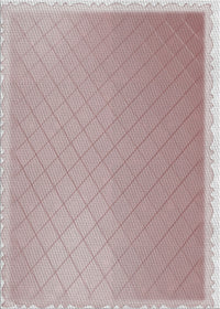 Machine Washable Transitional Rose G Pink Rug, wshpat525