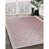 Patterned Rose Gold Pink Novelty Rug, pat525