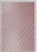 Patterned Rose Gold Pink Novelty Rug, pat525