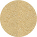 Square Patterned Golden Gold Rug, pat526brn