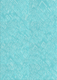 Machine Washable Transitional Turquoise Green Rug, wshpat526lblu