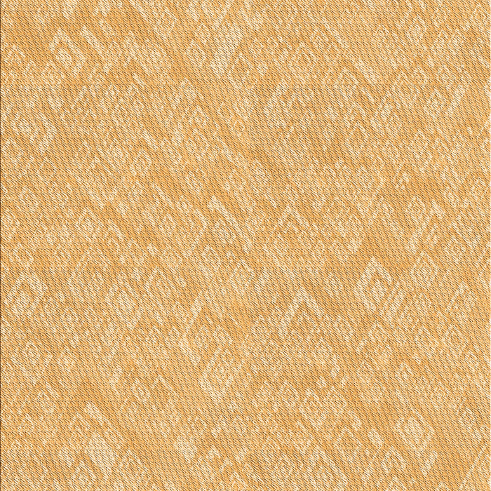 Patterned Chrome Gold Yellow Rug, pat526org