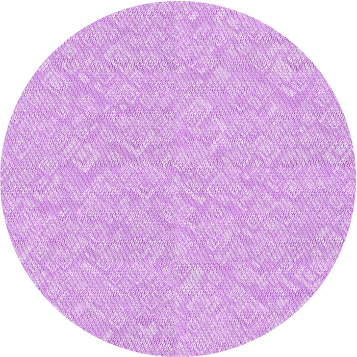 Square Patterned Purple Rug, pat526pur