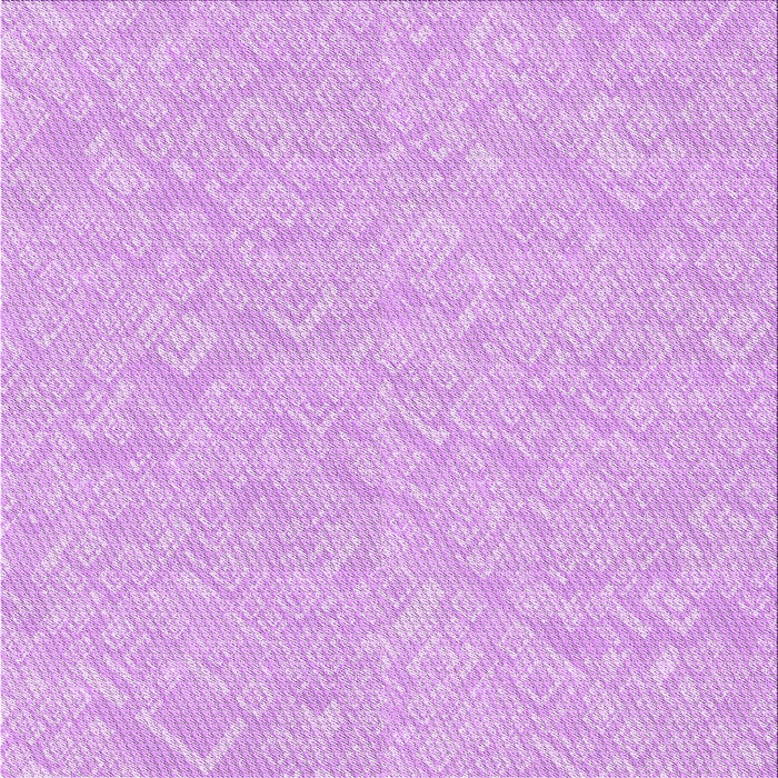 Round Patterned Purple Rug, pat526pur