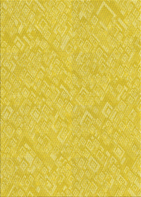 Machine Washable Transitional Yellow Rug, wshpat526yw