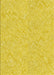 Machine Washable Transitional Yellow Rug, wshpat526yw