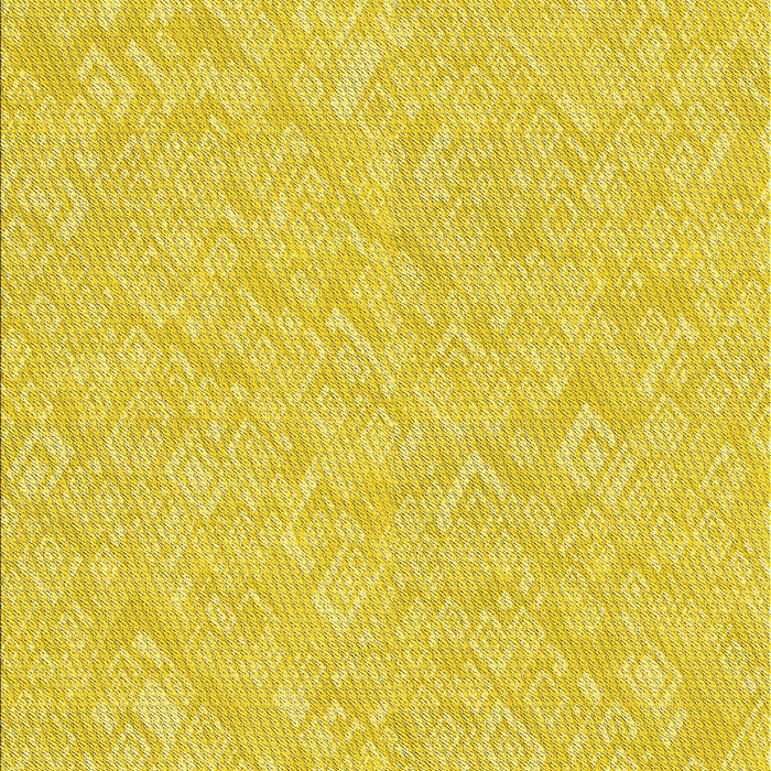 Machine Washable Transitional Yellow Rug, wshpat526yw