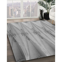 Patterned Cloud Gray Rug, pat527gry