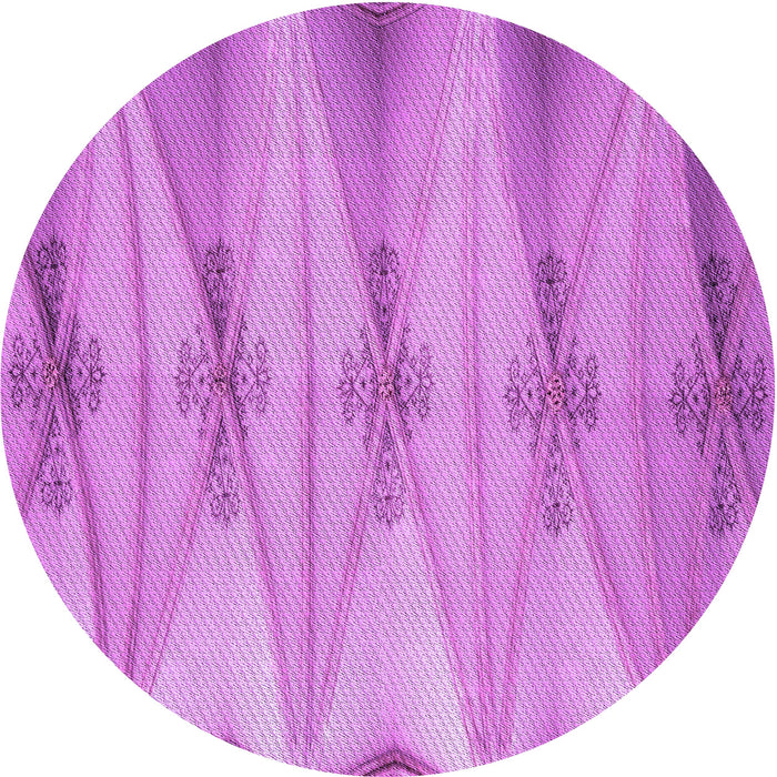 Square Patterned Violet Purple Rug, pat527pur