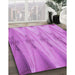 Machine Washable Transitional Violet Purple Rug in a Family Room, wshpat527pur