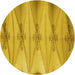 Square Patterned Deep Yellow Rug, pat527yw
